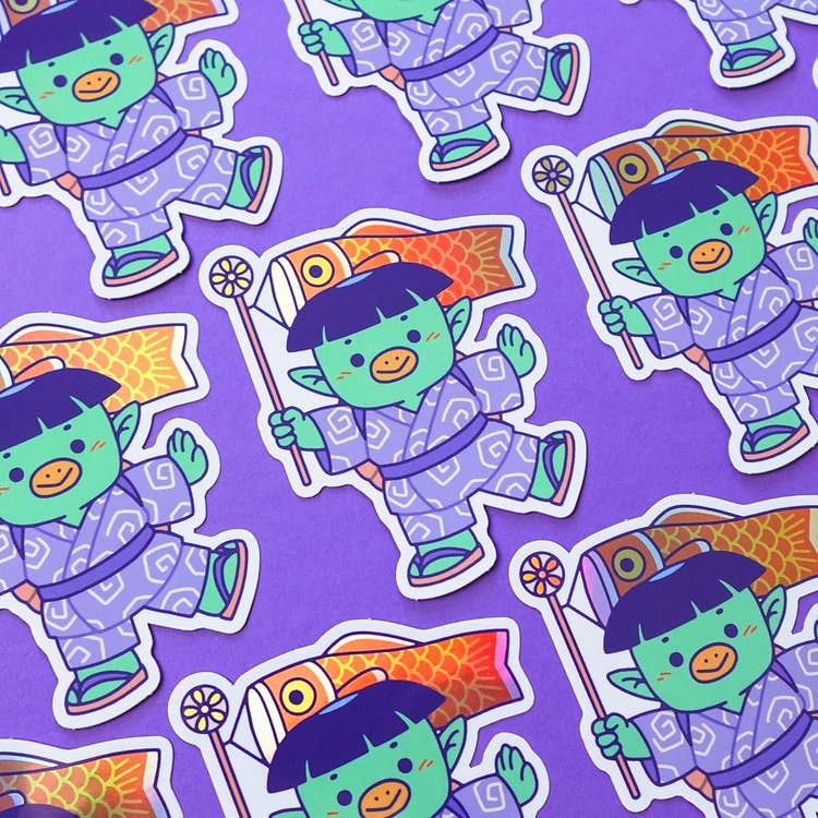 Yeaaah! Studio – Engroshandel Klistermærke – Pickles - Koinobori vinylklistermærke1