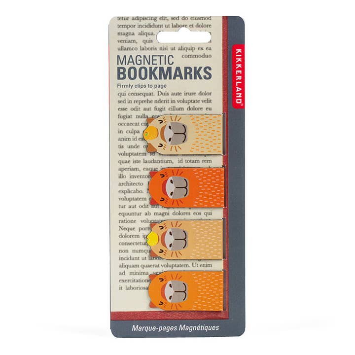 Capybara Magnetic Bookmarks for wholesale by Kikkerland Design Inc