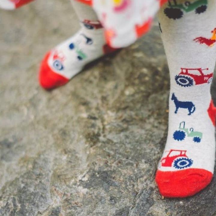 Farmyard Tights - Colourful Tights With Farmyard Characters for wholesale by Cotswold Baby Co.