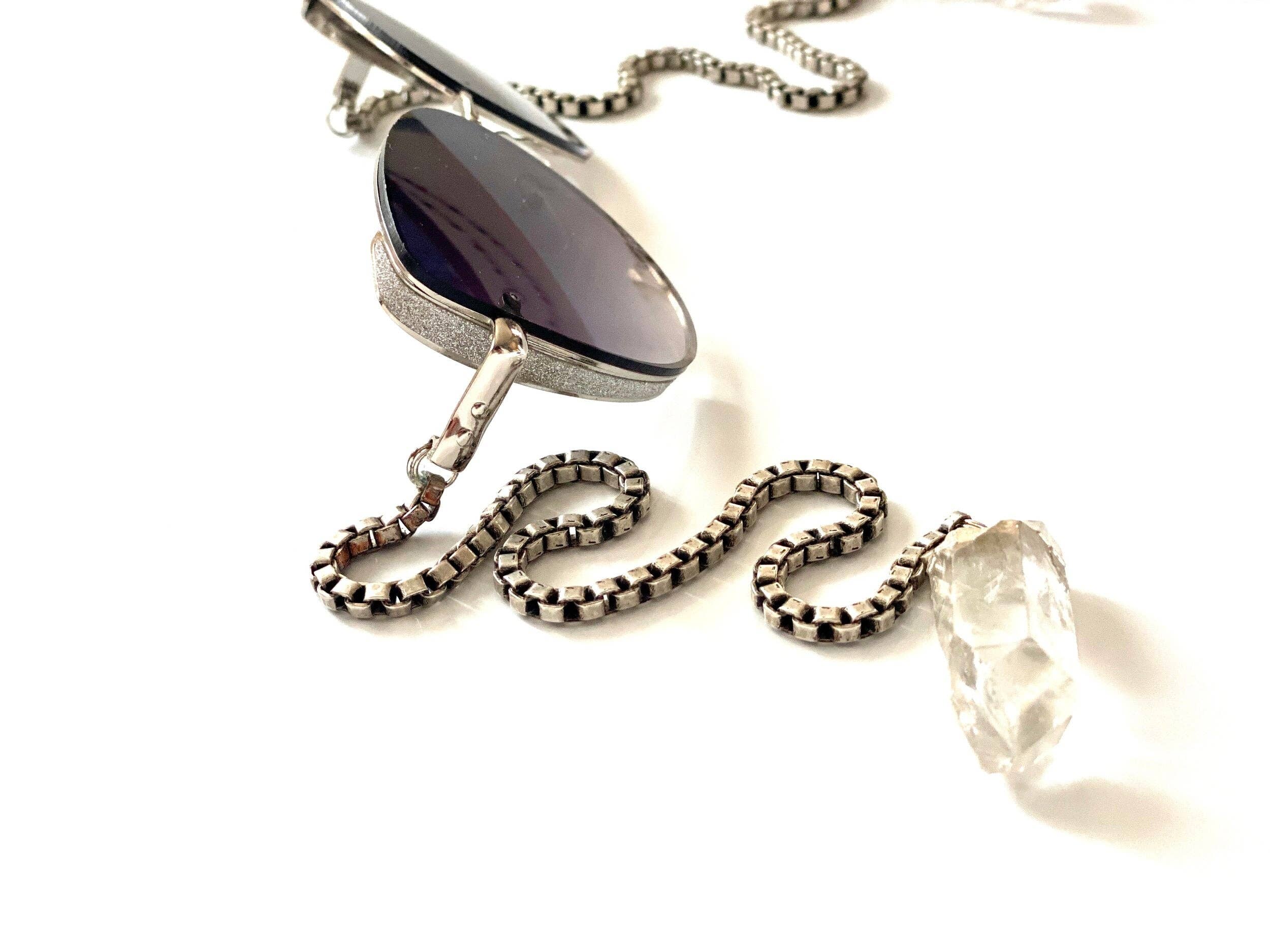 Willows – Engroshandel Solbriller - Unisex – Silver Minx solbriller med katteøje og krystaller1