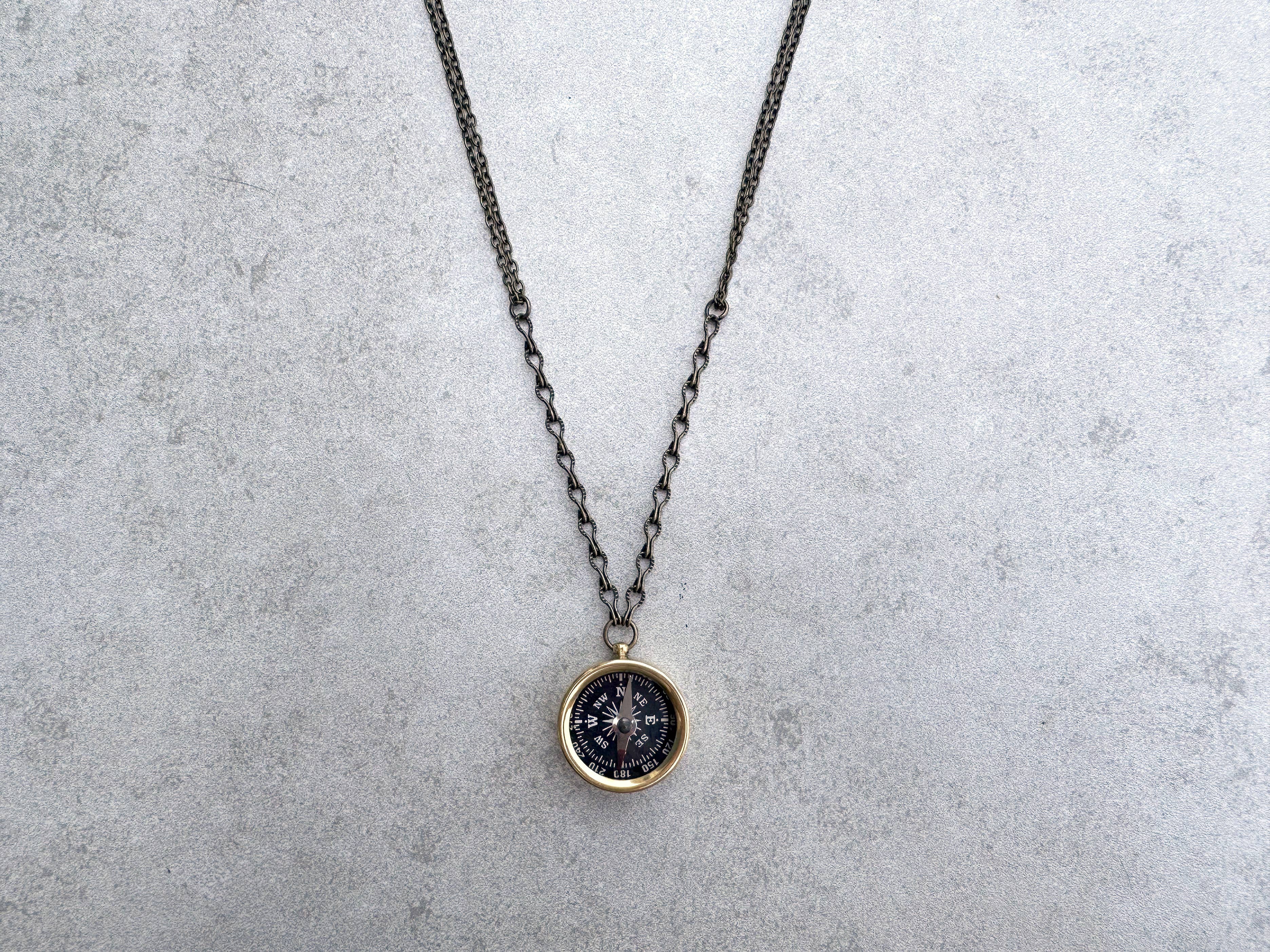 daniAWESOME – wholesale Pendant/charm necklace – Compass Found Object Necklace1