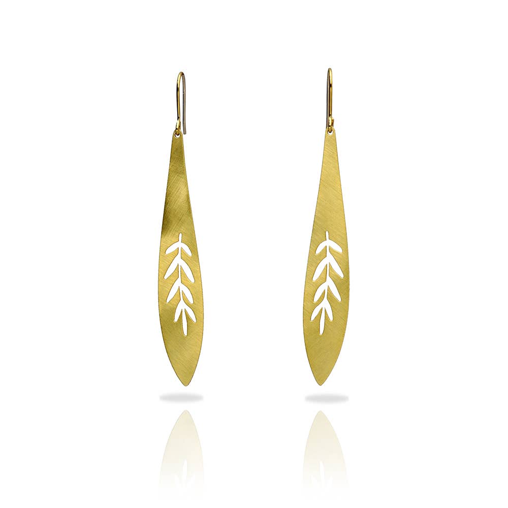 RAS – wholesale Dangle earrings – Hanami Gold Plated Big Earring0