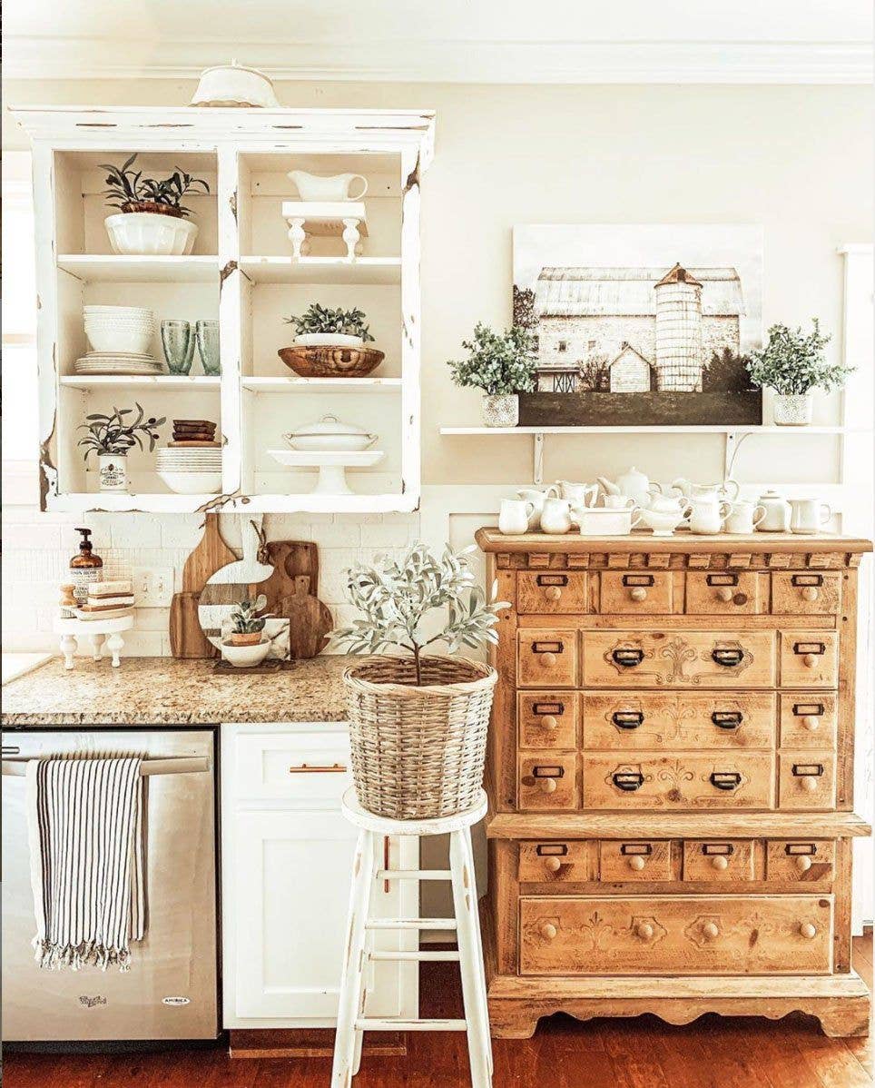 Lisa Russo Fine Art - Wholesale Art Print - Holiday Barn Wall Art Print | White & Green | Farmhouse 3