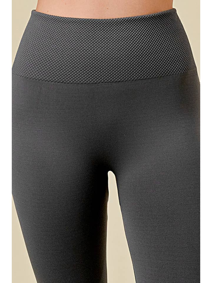 MIO WHOLESALE - Wholesale Athletic/Lounge Leggings - Women's - FL700-FLEECE HIGH-RISE FLEECE LEGGINGS