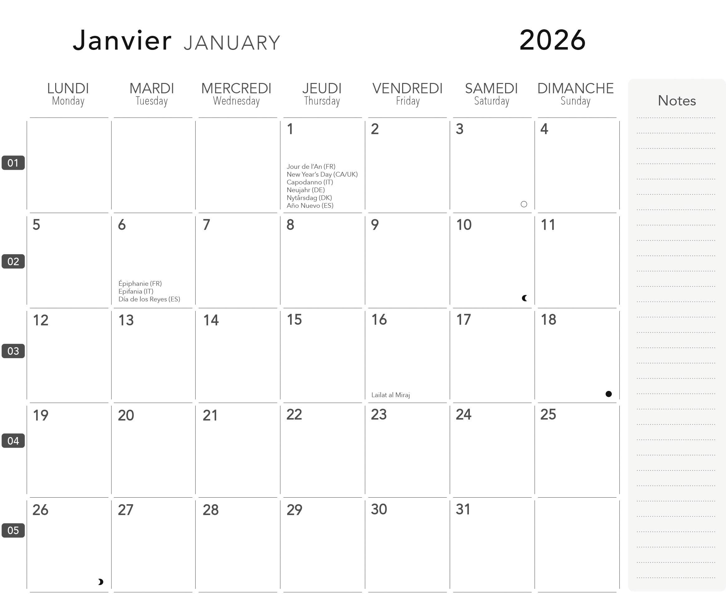 Multi Técnica de Papelería SA - Wholesale Planner - Hummingbird agenda1