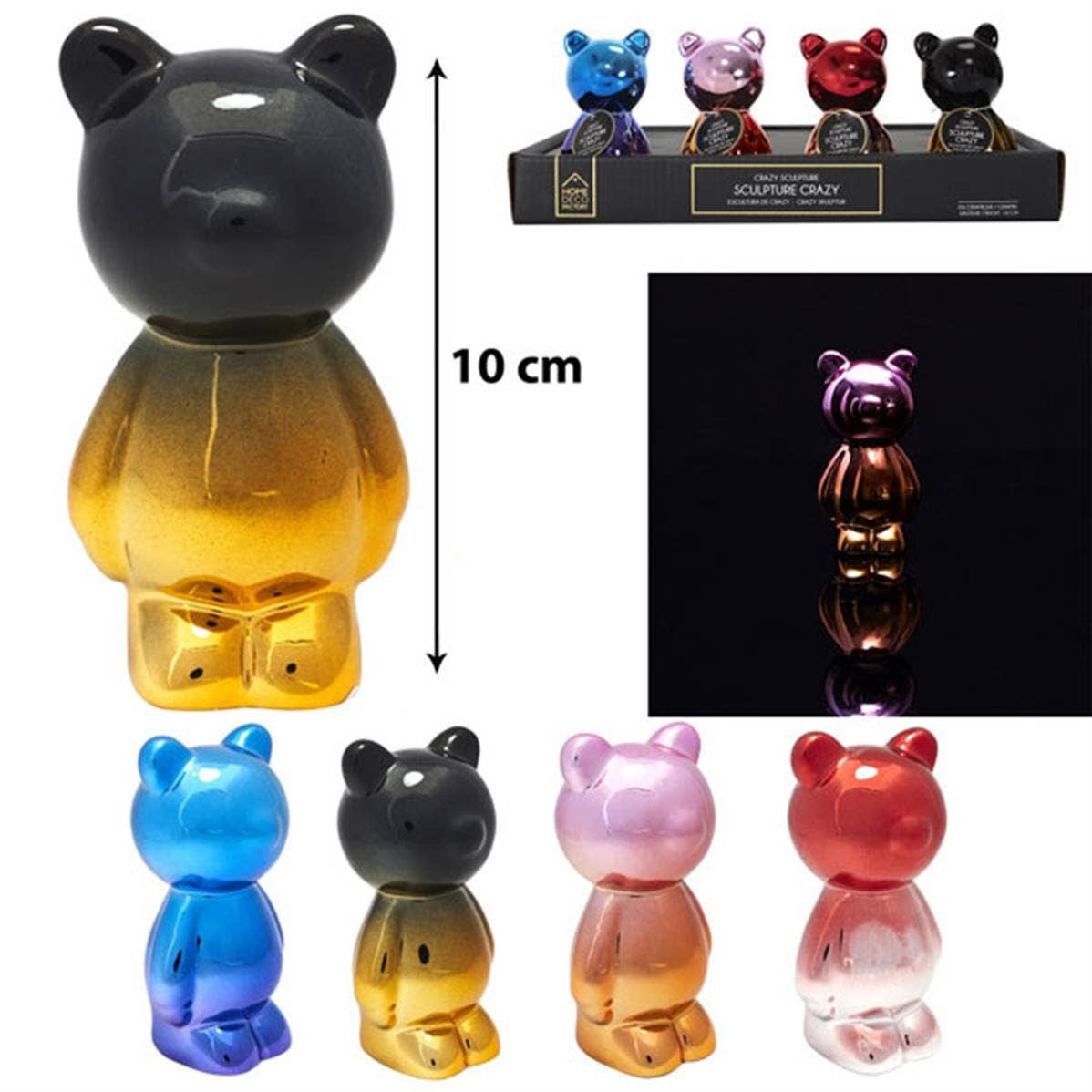 TSJJ - Wholesale Decorative Figurine - Crazy Electroplate H 10cm Figure0