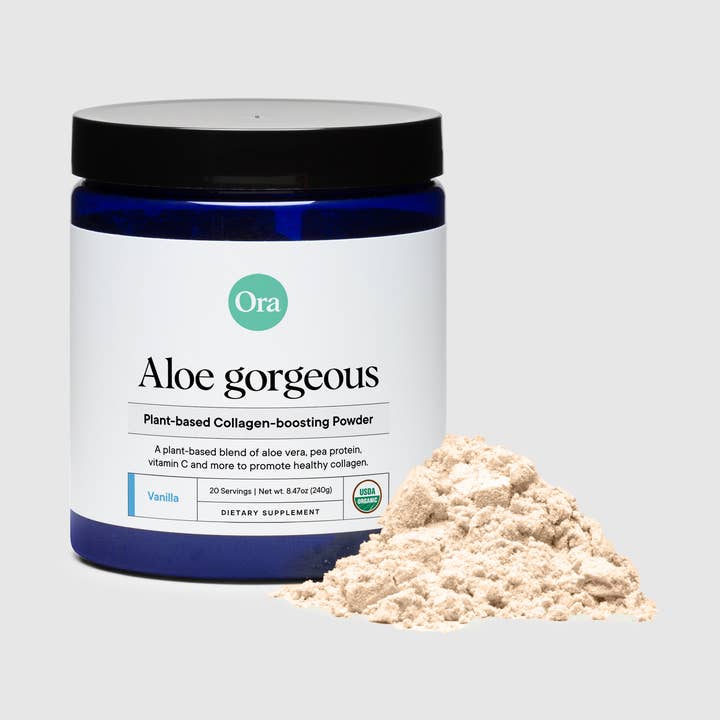 Aloe Gorgeous Vegan Collagen Booster - Vanilla 20 serv for wholesale by Ora Organic