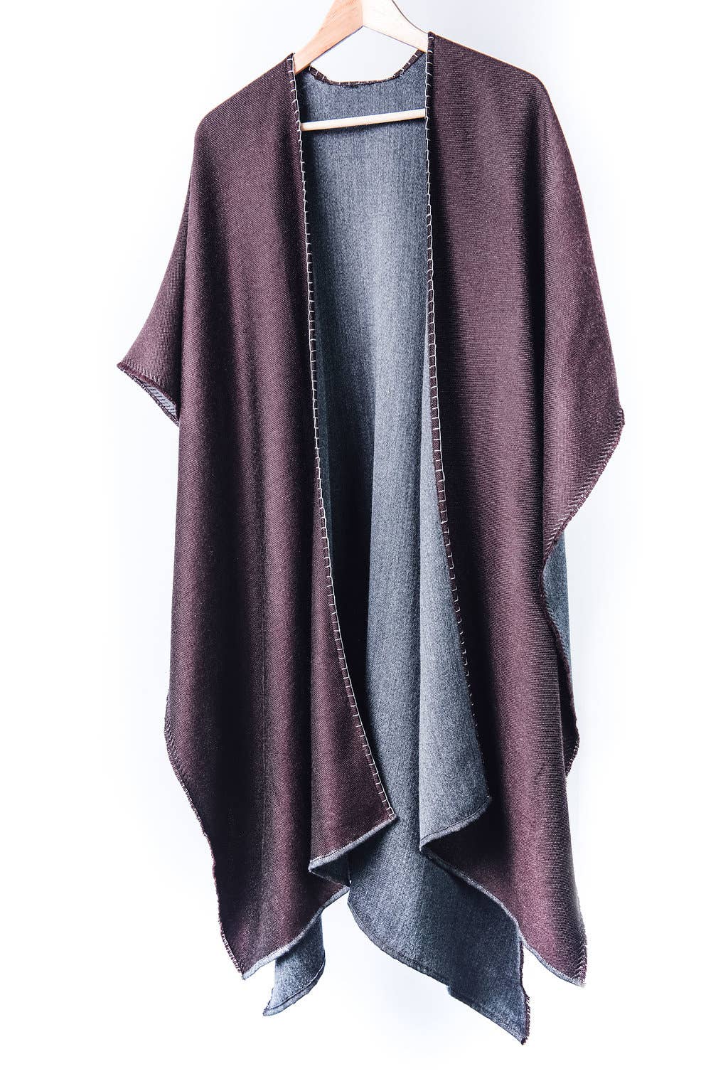 REMOVED BRAND - Wholesale Blouse - Women's - Lara Merino Reversible Wrap1