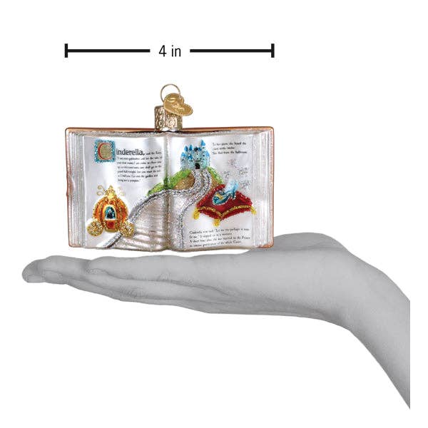 Old World Christmas - Wholesale Ornament - Cinderella Book Ornament4