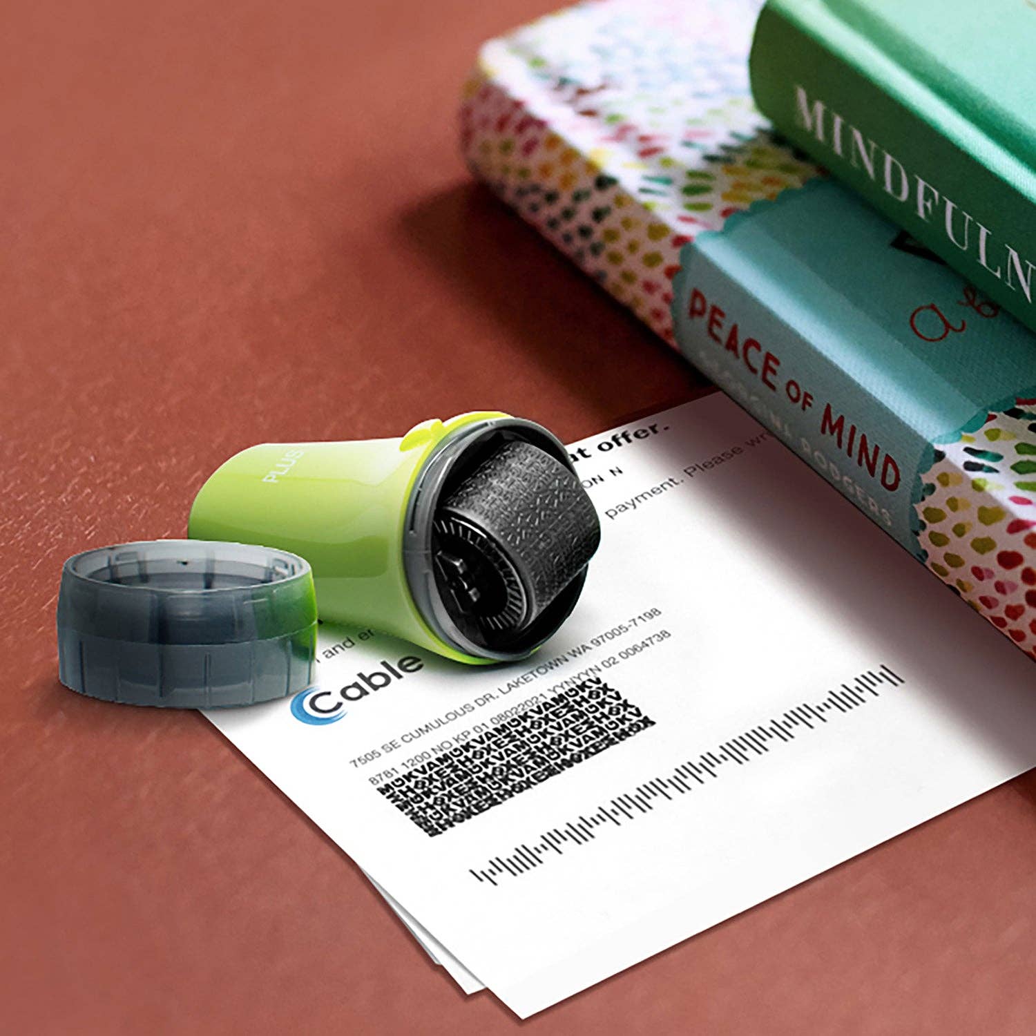 PLUS CORPORATION OF AMERICA - Wholesale Rubber/Decorative Stamp - GYID - Guard Your ID Advanced 2.0 Roller1