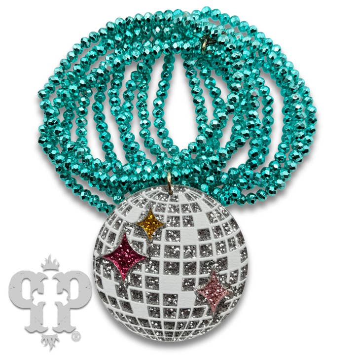 Pink Panache Brands - Wholesale Charm/Dangle Bracelet - Disco ball charm bracelet3