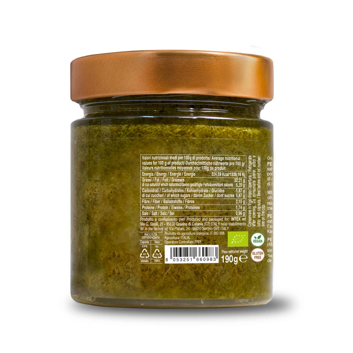 CONVIVIA for italian food lovers - Vente Pestos - Pesto de fenouil sauvage biologique 190g2
