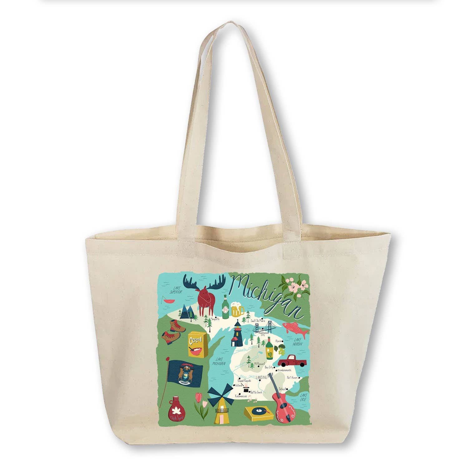 Works of Heart - Wholesale Tote Bag - Unisex - Home State Home: Canvas Totebag20