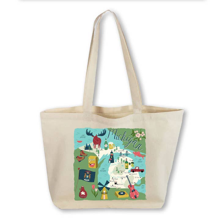 Works of Heart - Wholesale Tote Bag - Unisex - Home State Home: Canvas Totebag20