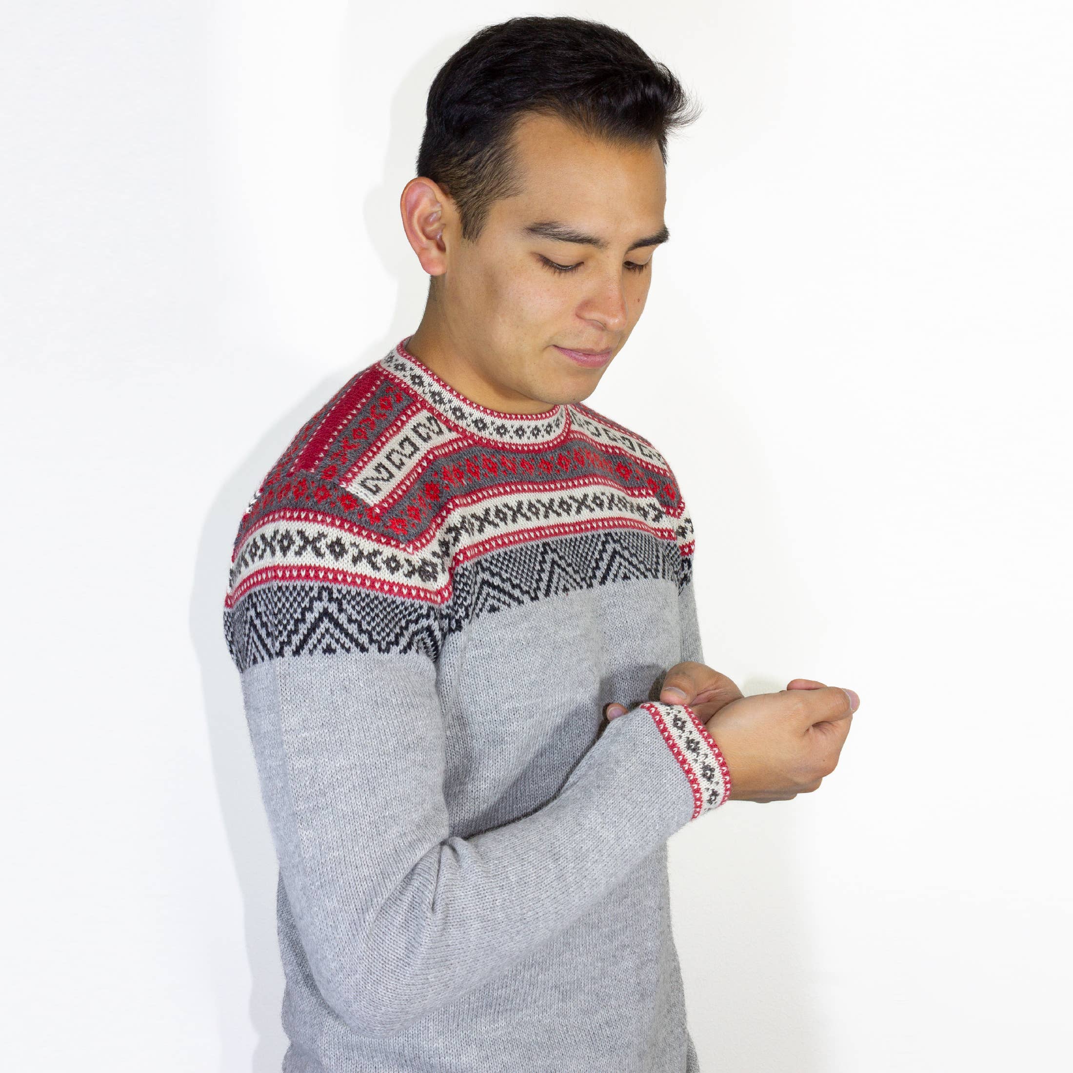 L.A.M Bolivia – wholesale Knitted jumper – Women′s – Alpaca Sweater Andes12