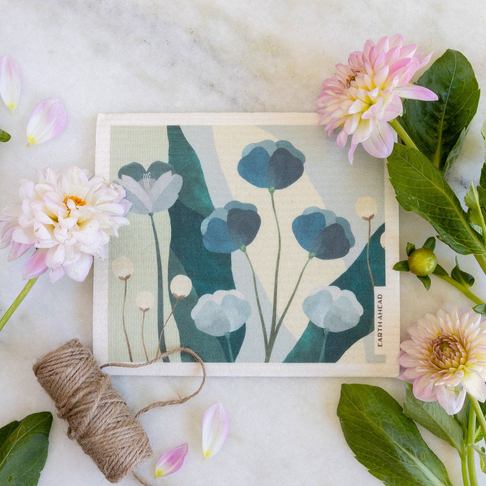 Earth Ahead - Wholesale Dishcloth - Swedish Dishcloth - Morning Glory1