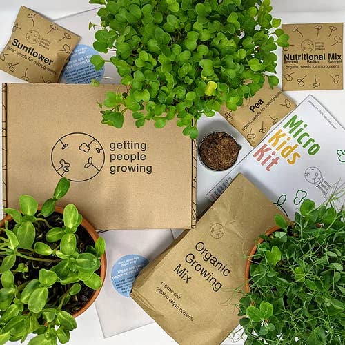 MicroKidsKit - Microgreen growing kit for kids for wholesale by Getting People Growing
