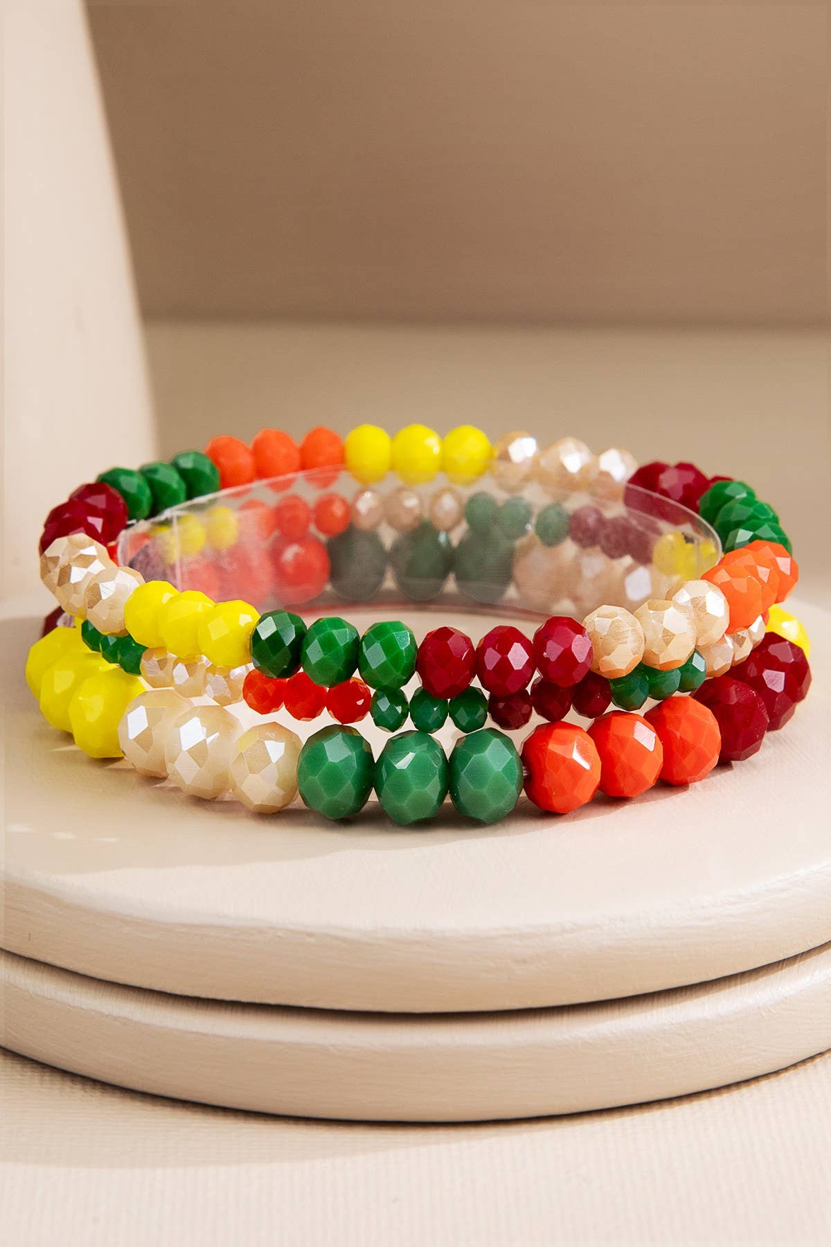 Urbanista – Pulseira de missangas por atacado – Conjunto de Pulseiras de Contas de Vidro de 3 Fios8