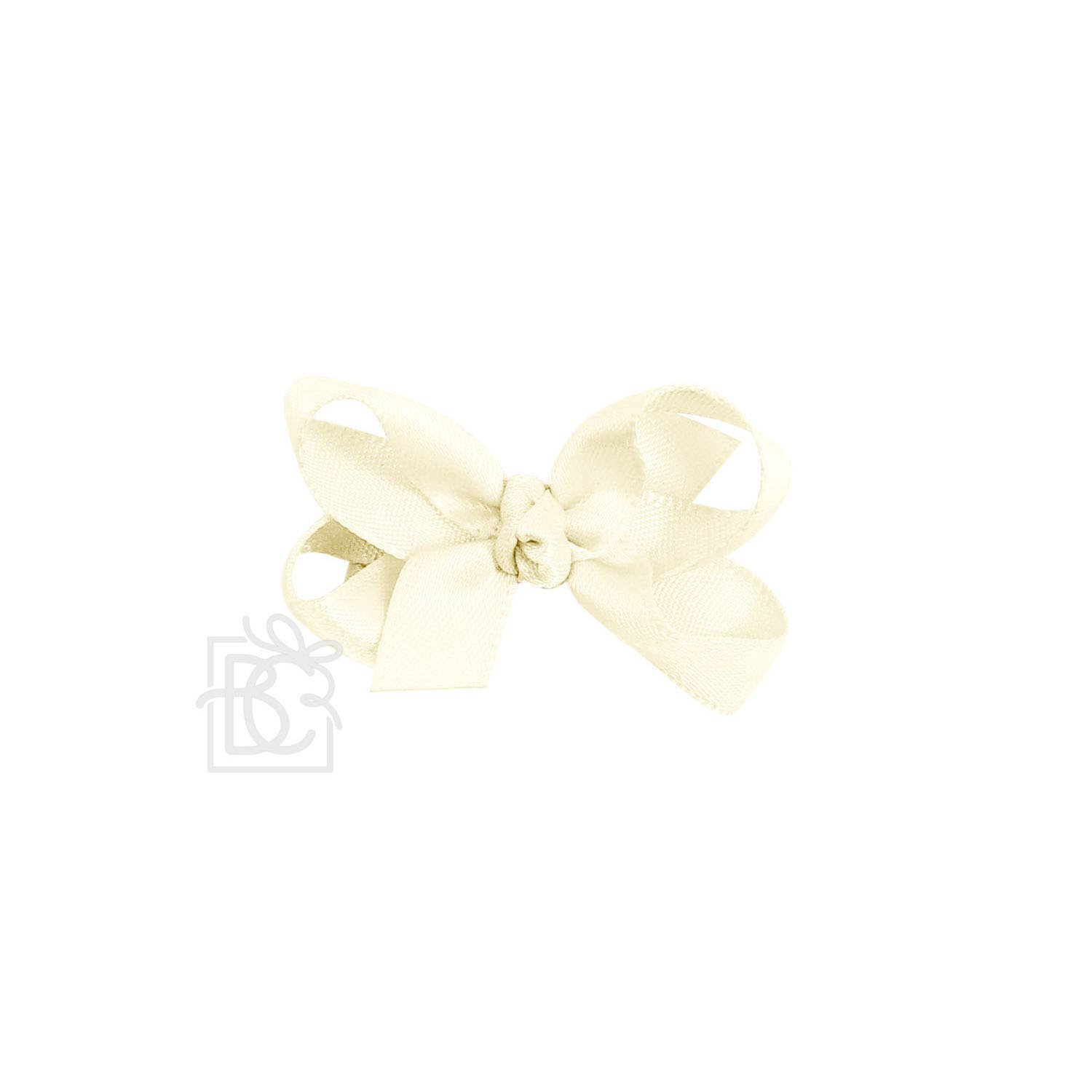 Beyond Creations, LLC - Wholesale Hair Bow - Kids - SATIN BOW ON CLIP35