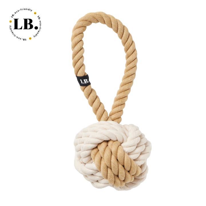 Eco friendly Dog Rope Toy - Large Twisted Dog Toy - Tan and other Purchase Wholesale fibra coco. Free Returns & Net 60 Terms on Faire trending on Faire.
