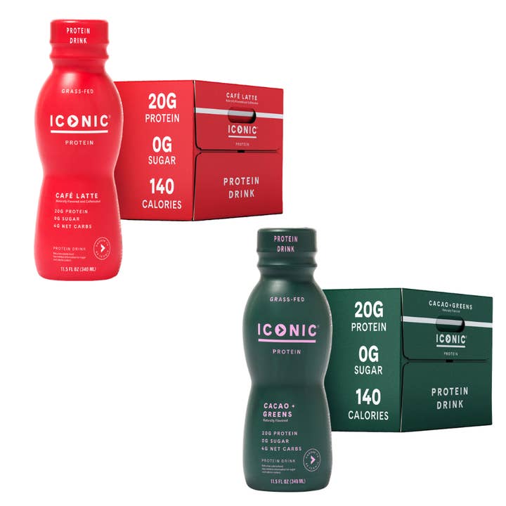 Café Latte & Cacao + Greens for wholesale by ICONIC Protein