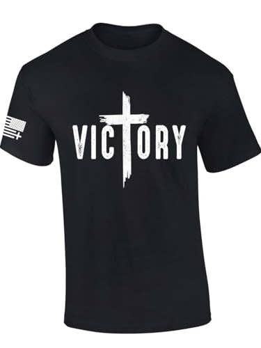 T-shirt SS Jésus Croix de la Victoire pour la vente par Trenz Shirt Company