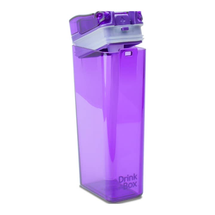 Mini Hippo - Wholesale Water bottle - Precidio Drink in the Box Large - 350ml volume - Purple2