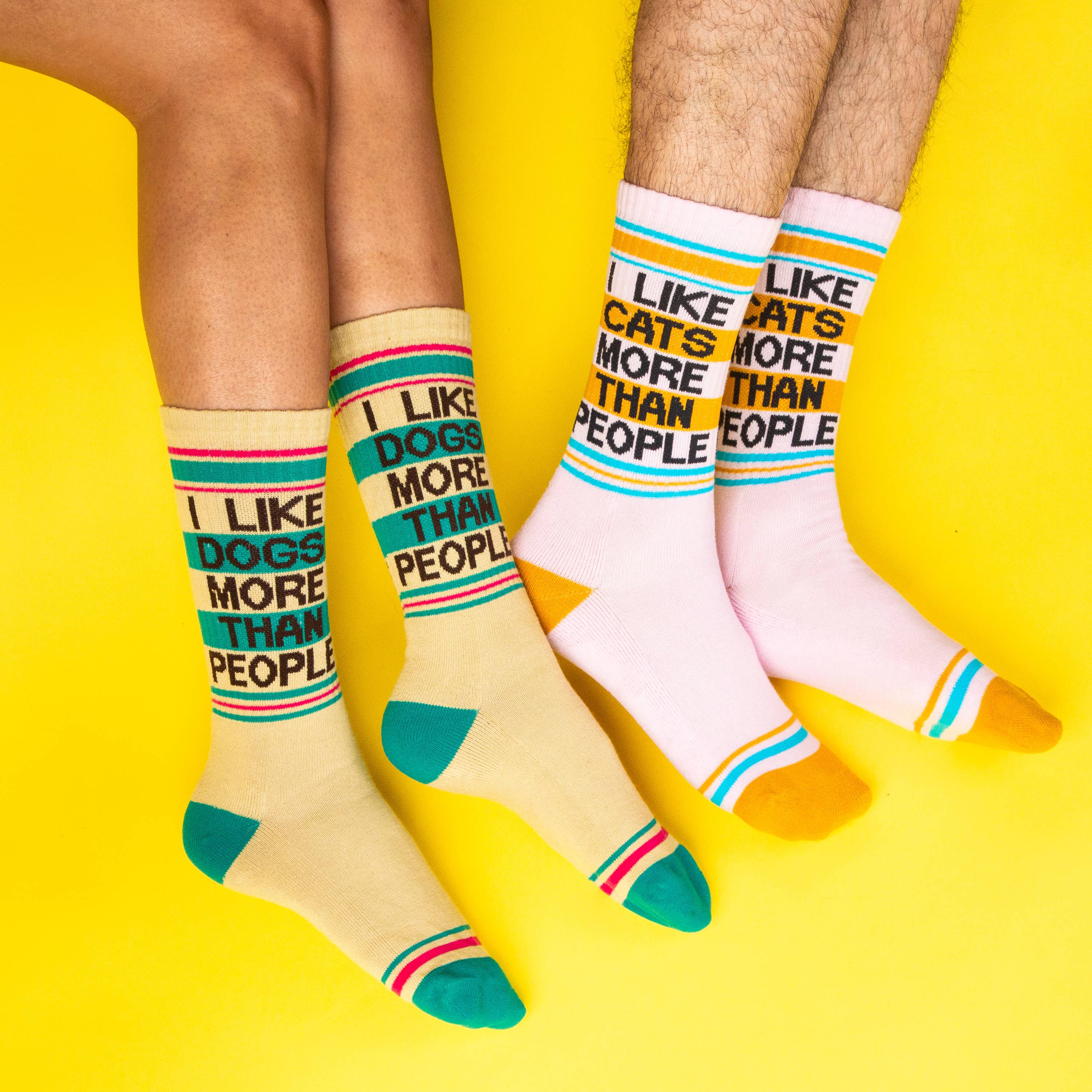 Gumball Poodle - Wholesale Socks - Unisex - I Like Dogs More Than People Gym Crew Socks8