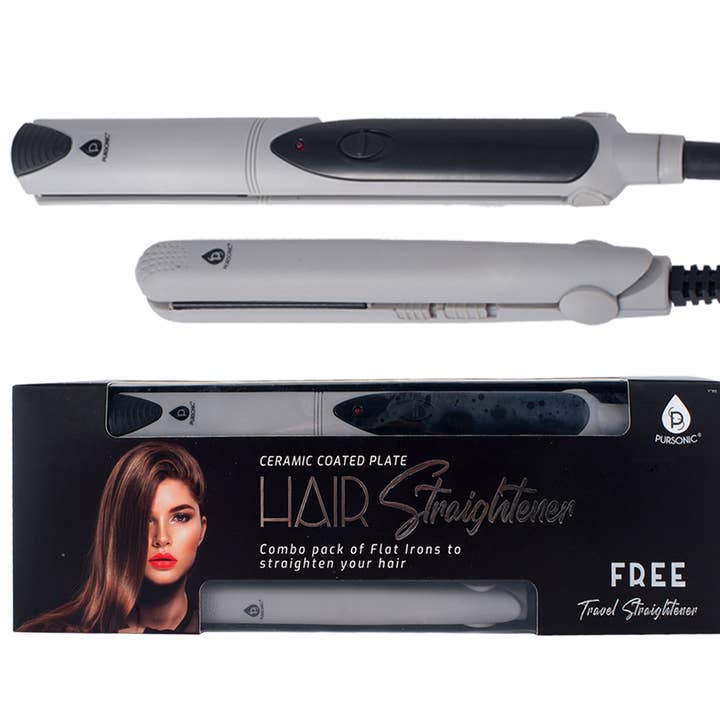 Pursonic - Wholesale Straightener/Flat Iron - Dual Pack Hair Straightener