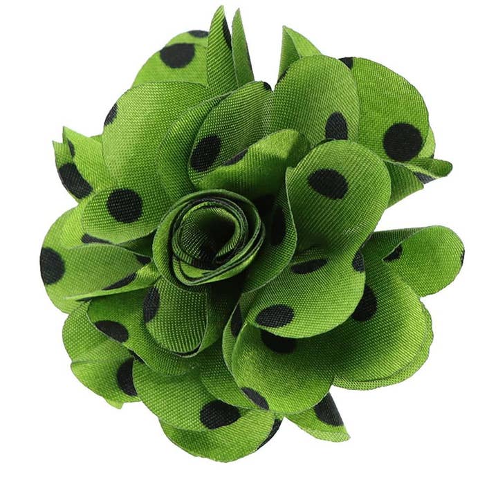 Dubal Brothers - Wholesale Lapel Pin/Button - Vittorio Vico Men's Formal Polka Dot Flower Lapel Pin: Flower Pin Suit Accessories Pins for Suit or Tuxedo by Classy Cufflinks20