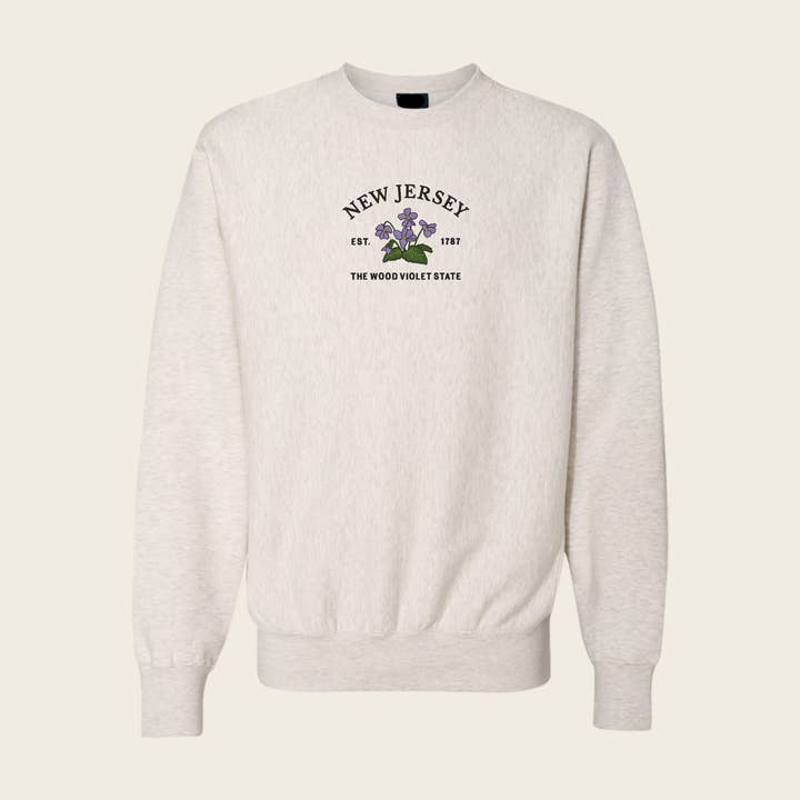 Sun Milk - Wholesale Sweatshirt – Unisex - New Jersey Wood Violet Crew1