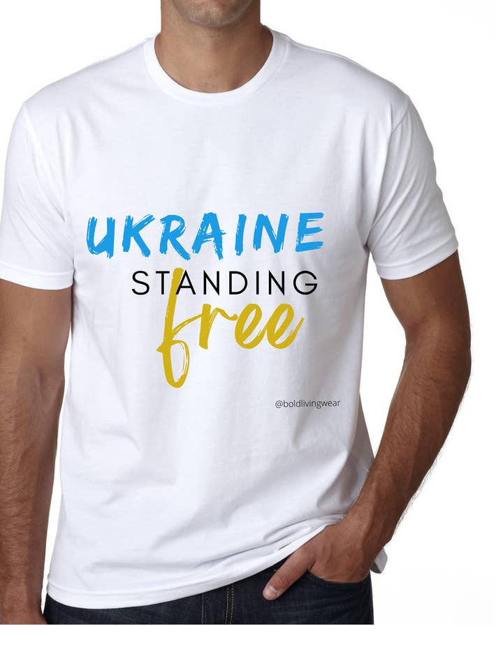 Ukraine Standing Free for wholesale by Bold Living Wear