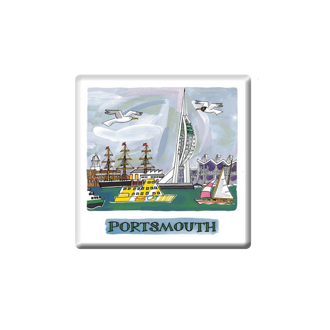 Alison Gardiner US - Wholesale Coasters - Spinnaker Tower Coaster