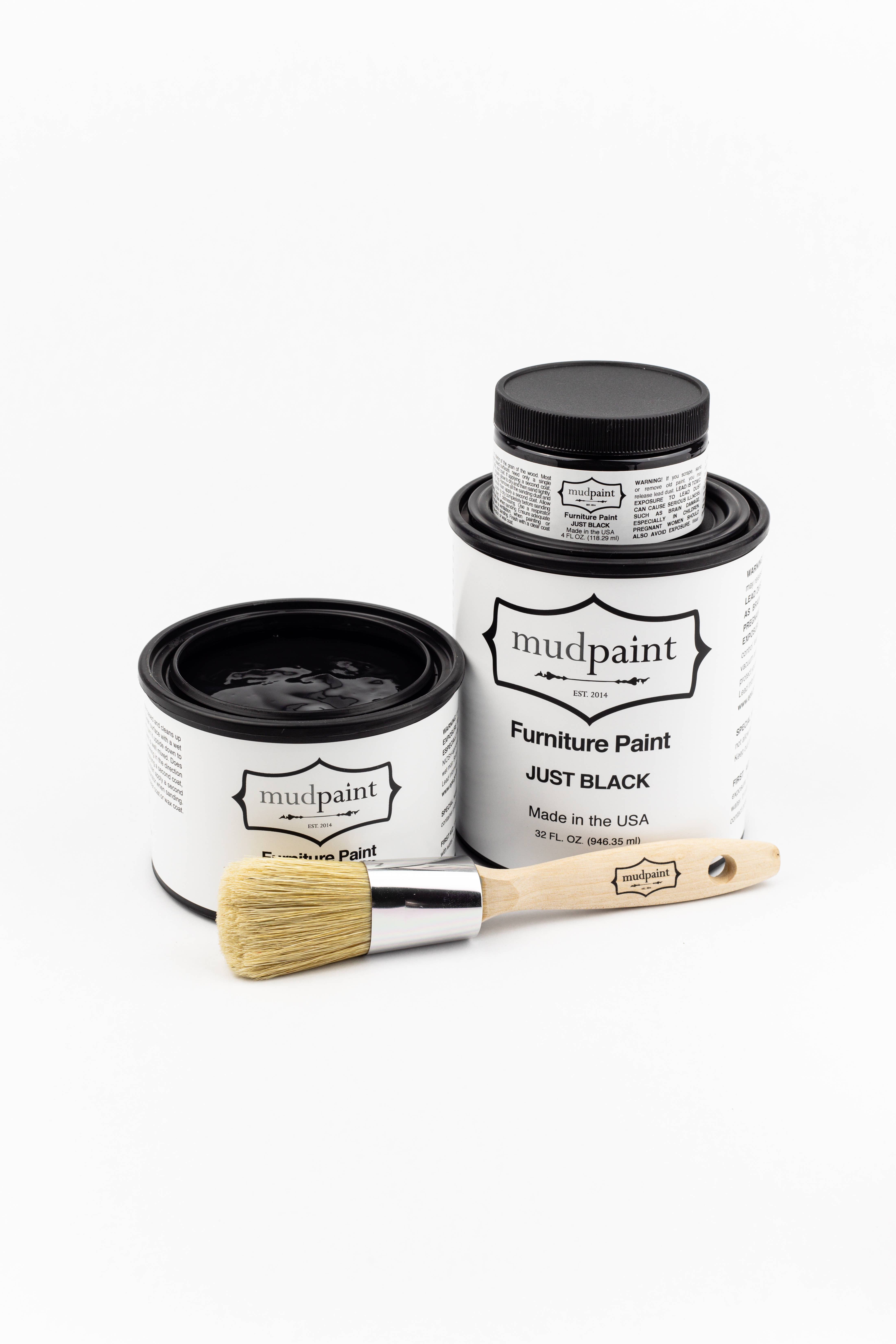 MudPaint – wholesale Paint set – Just Black - MudPaint Clay Furniture Paint27