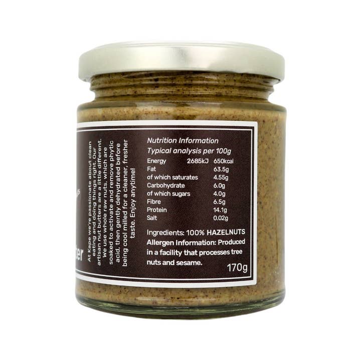 Kape – wholesale Nut butter – Pure Hazelnut Butter1