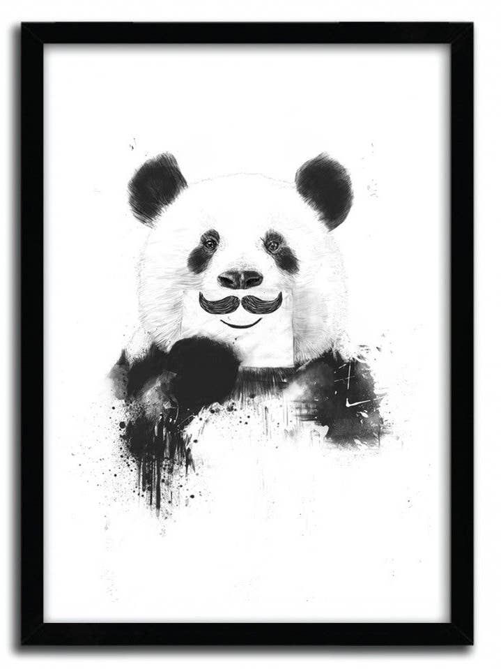 FUNNY PANDA poster by BALAZS SOLTI for wholesale by K.Olin Tribu