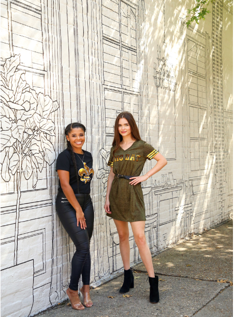 Sparkle City - Wholesale Dress - Women's - Who Dat Gold Glitter Dress3