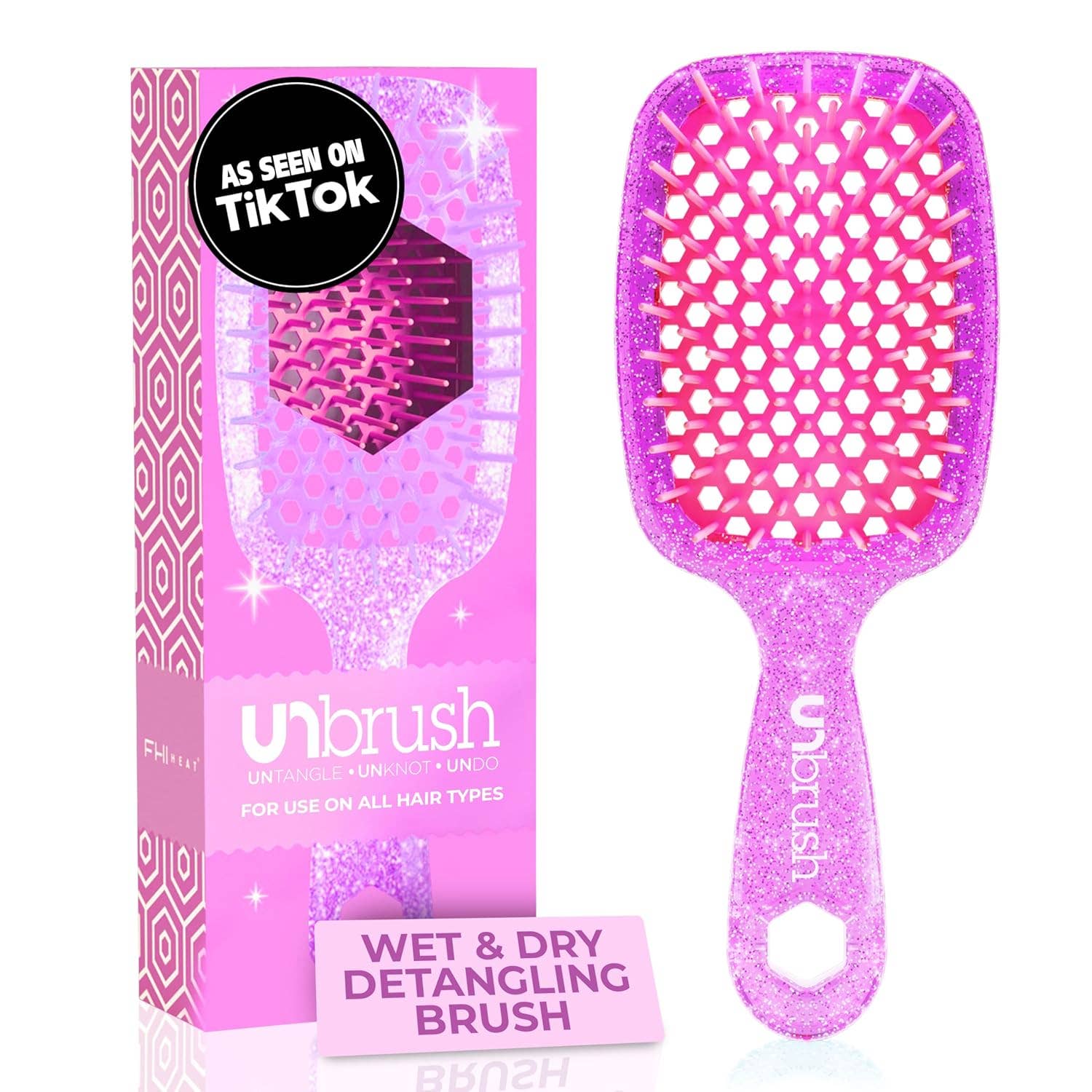MEHIAZ – wholesale Hair brush/comb – FHI Heat UNbrush Detangling Brush for Wet & Dry Hair16