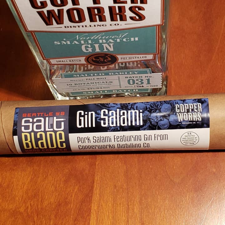 Collaboration Series: Gin Salami for wholesale by Salt Blade