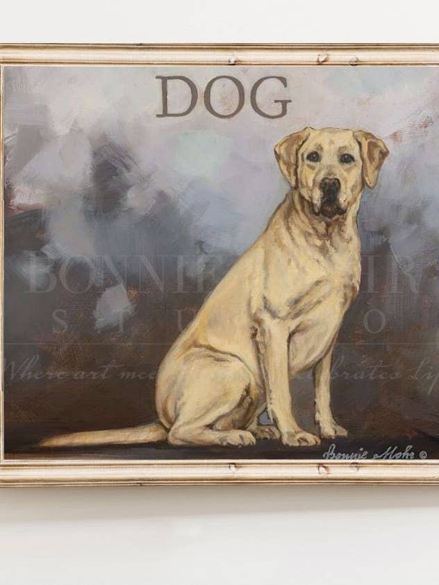 DAKOTA THE DOG | Farm Animal Series for wholesale by Bonnie Mohr Studio