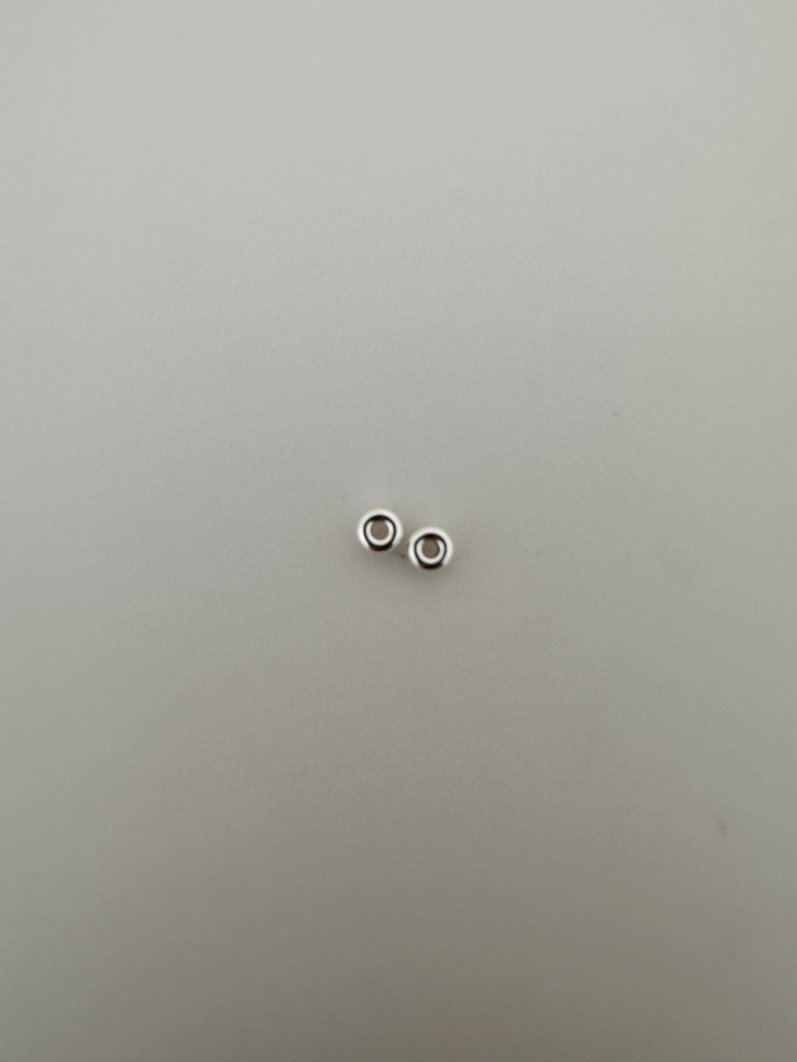 Purity Beads - Wholesale Beads - 925 Sterling Silver Rondelle Spacer Beads | Shiny and Smooth Rondelle Spacers Beads | 5,10,15 and 30Pcs. Per Pack | Available Four Size |7