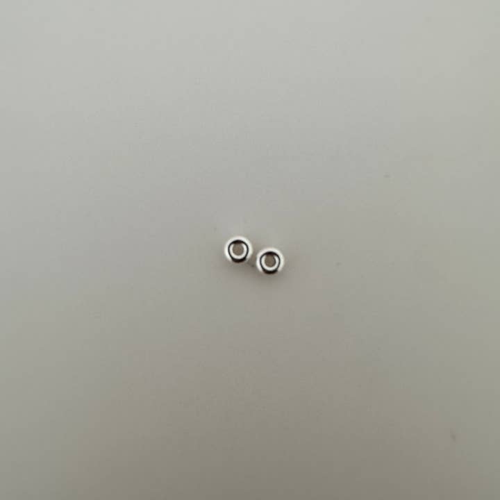 Purity Beads - Wholesale Beads - 925 Sterling Silver Rondelle Spacer Beads | Shiny and Smooth Rondelle Spacers Beads | 5,10,15 and 30Pcs. Per Pack | Available Four Size |7