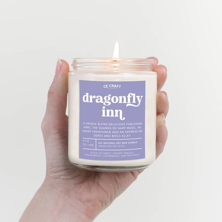 Dragonfly Inn Scented Candle for wholesale by CE Craft Co