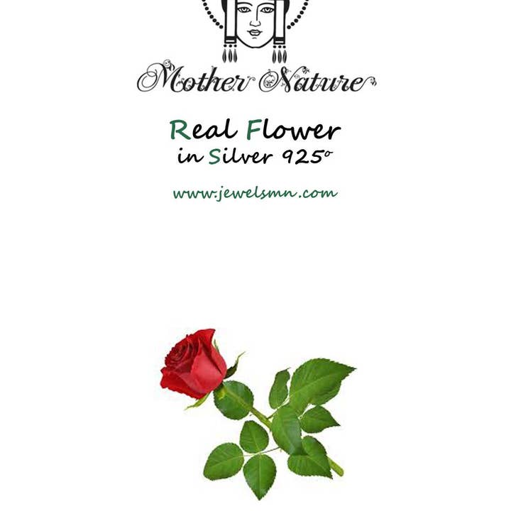 Mother Nature Jewelry - Wholesale Pendant/Charm Necklace - Tiny Necklace Jewelry. Rose Leaf Necklace In Sterling3