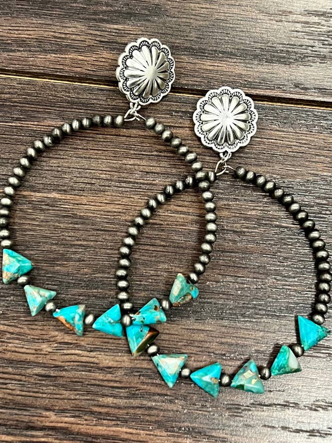 723120, Handgjorda Pilspets Ädelstenshörhängen för wholesale av ISAC Trading Inc