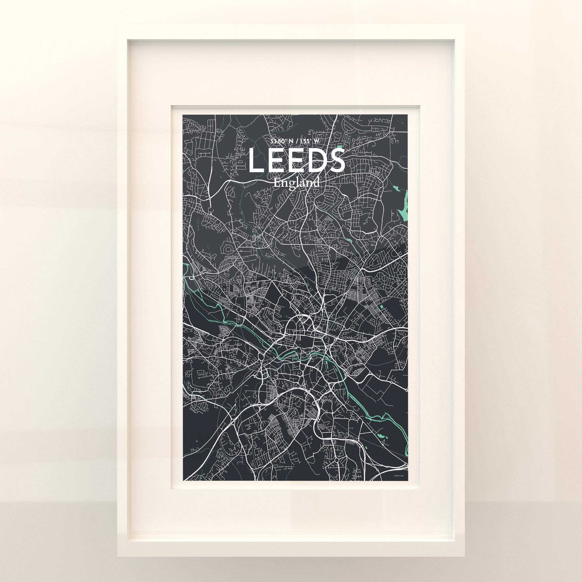 OurPoster.com – wholesale Poster – Leeds karta affisch241