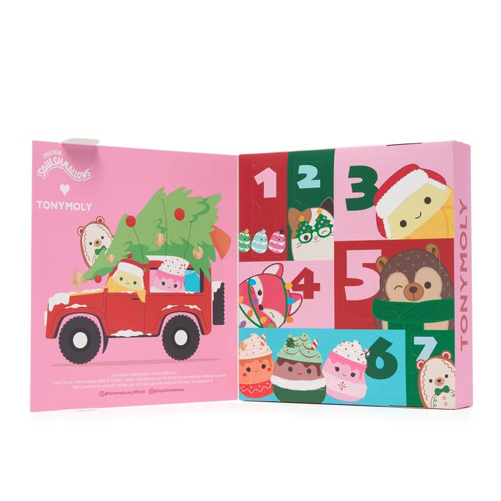 Limited Edition | Squishmallows x TONYMOLY Skincare Advent Calendar for wholesale by TONYMOLY