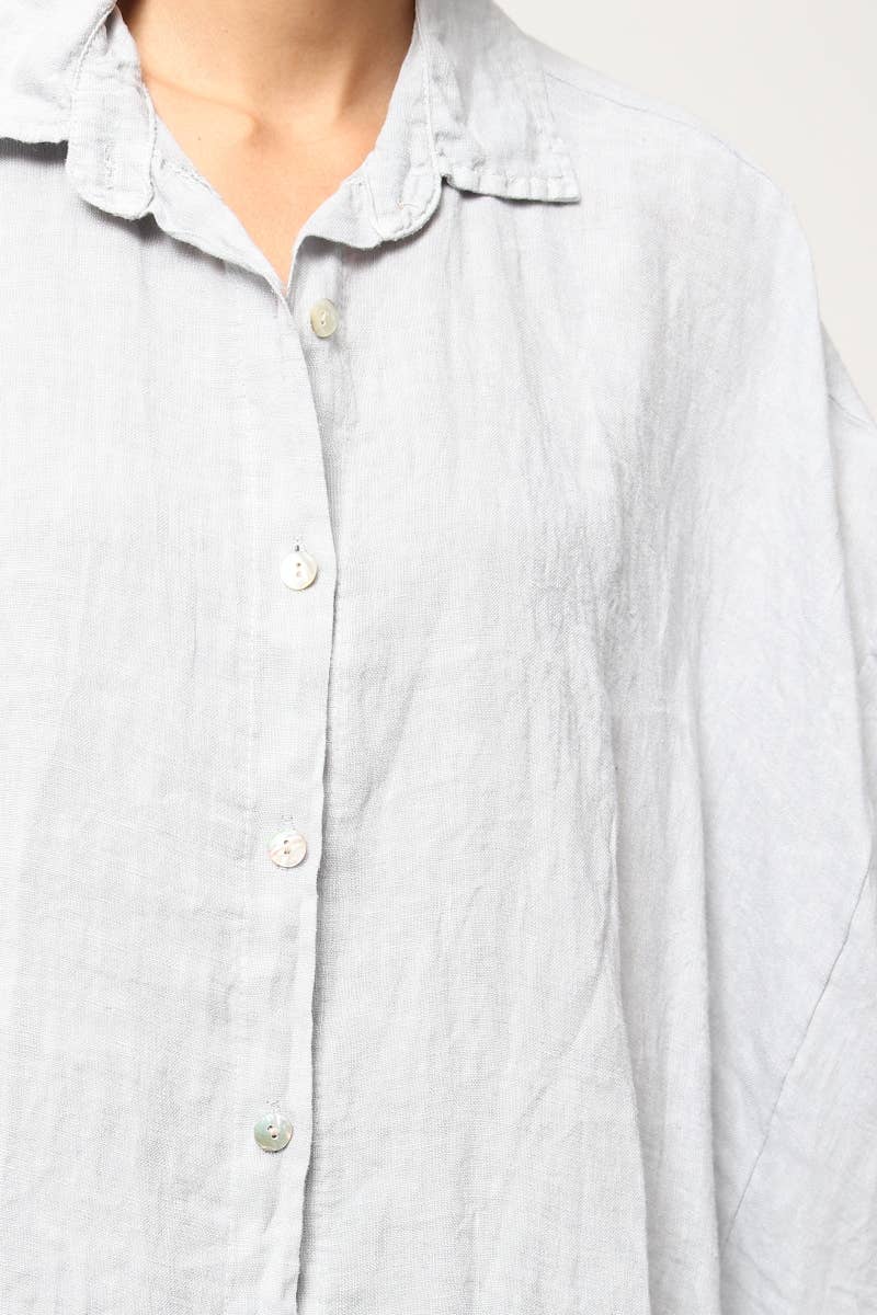 LÉA & LUC - Wholesale Button Down Shirt - Women's - 100% Linen Shirt REF. 285851