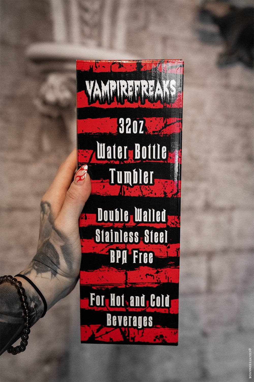 vampirefreaks – Engroshandel Vandflaske – Frække Liste Krampus 32 Oz Vandflaske2