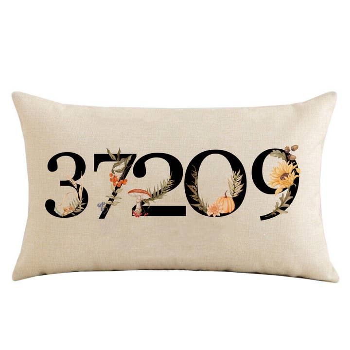 Fall Zip Code Pillow - Custom City and State Home Decor for wholesale by LuckTen